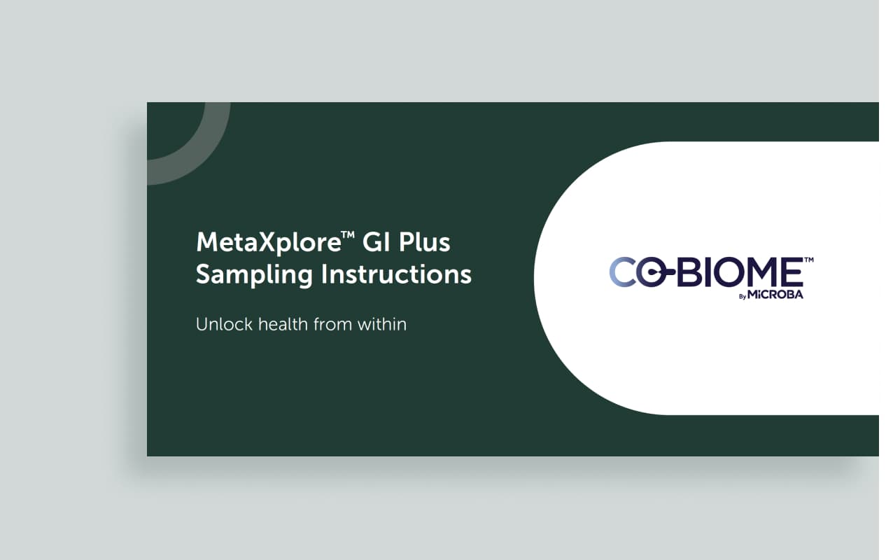 metaxplore gi plus sampling instuctions